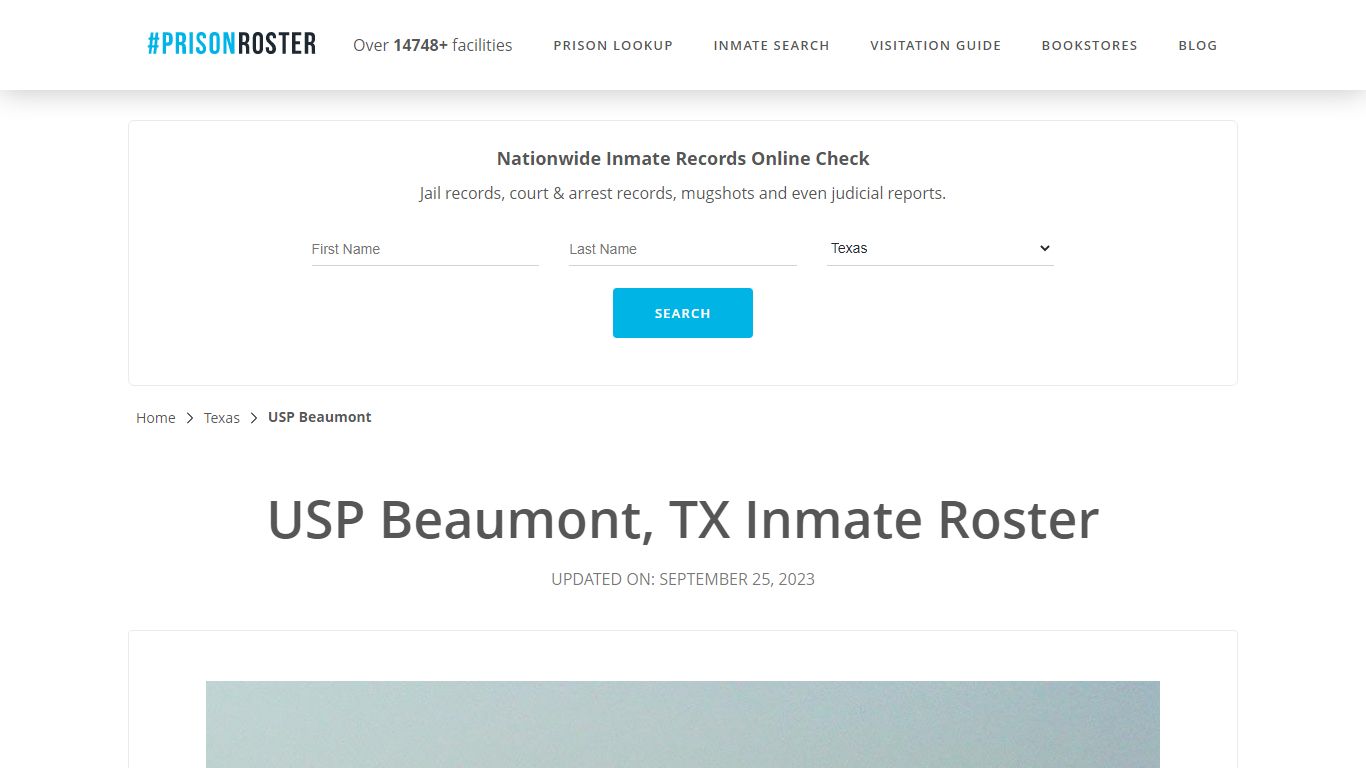 USP Beaumont, TX Inmate Roster - Prisonroster